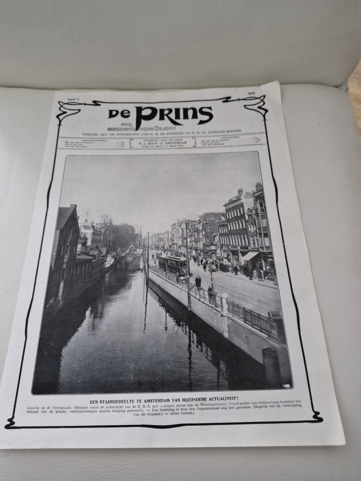De Prins - Geïllustreerd Weekblad - 1924 Voorblad, Ophalen of Verzenden, Gelezen, Overige typen