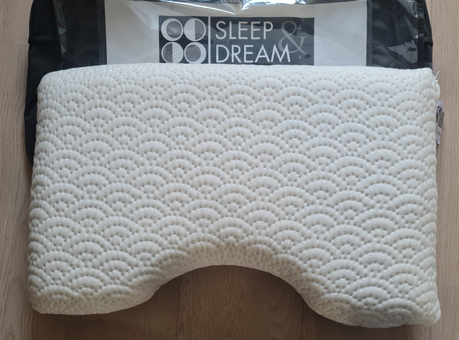 Sleep & Dream Hevea Contour Natuurrubber Kussen Medium, Eenpersoons, Wit, Overige materialen, Ophalen of Verzenden