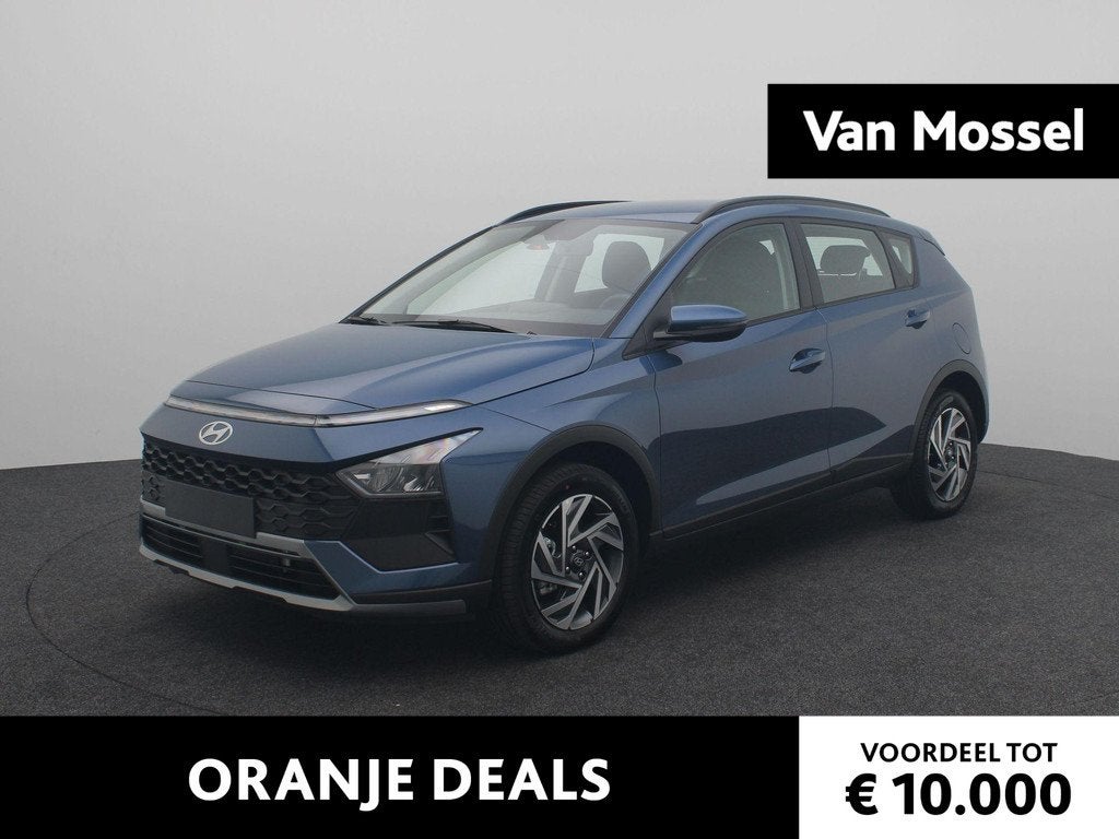 Hyundai Bayon 1.0 T-GDI Comfort | Beschikbaar per 04-2026 |, Auto's, 12 maanden, Blauw, Bedrijf, Hybride Elektrisch/Benzine