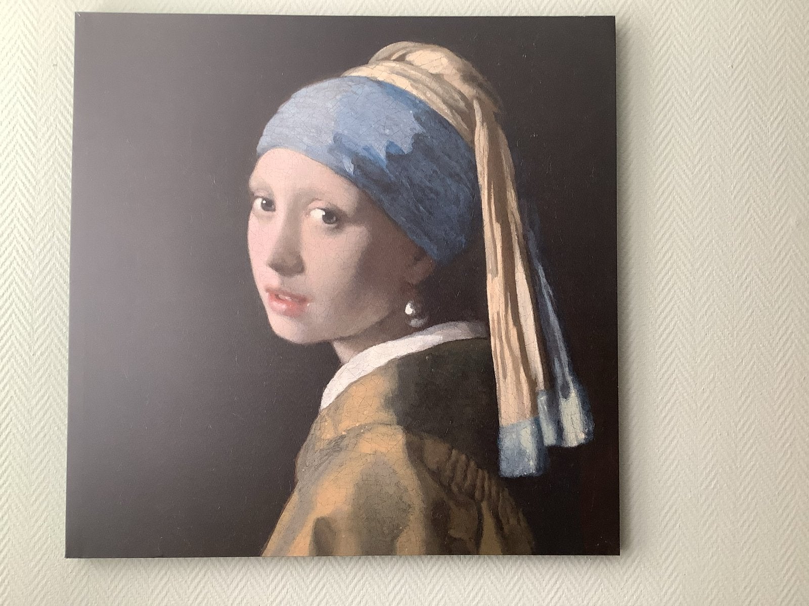 Canvas schilderij meisje met parel en melkmeisje, Ophalen, Portret of Personen, Overige ondergronden, Klassiek