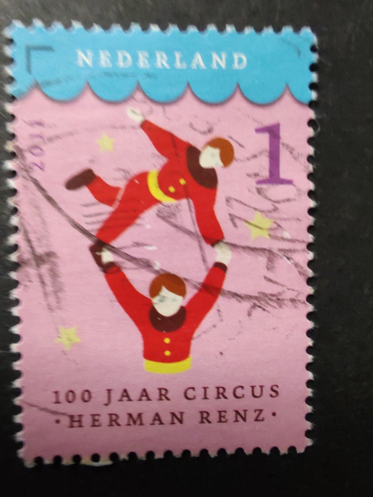 2873 acrobaat 2011 circus Renz, Ophalen of Verzenden