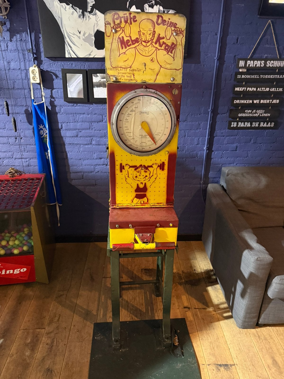 Krachtmeter vintage, Gebruikt, Q, Q, Ophalen of Verzenden