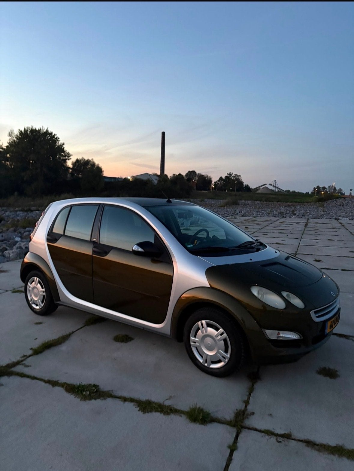 Smart ForFour 1.1 2006 Grijs, Auto's, Voorwielaandrijving, Origineel Nederlands, Handgeschakeld, Particulier