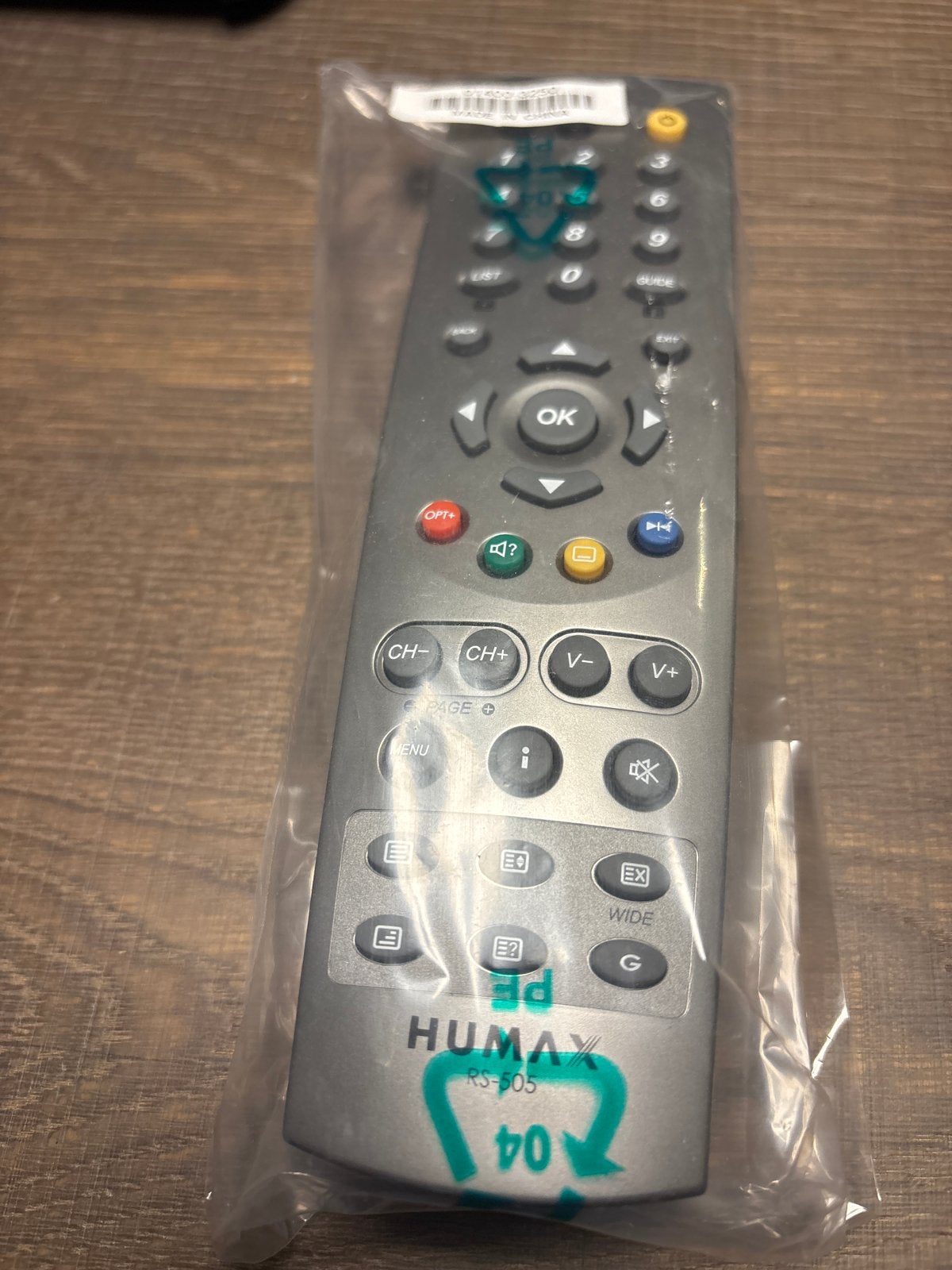Humax IRFOX RS-505 Originele Afstandsbediening, Ophalen of Verzenden, Gebruikt, Origineel, Tv