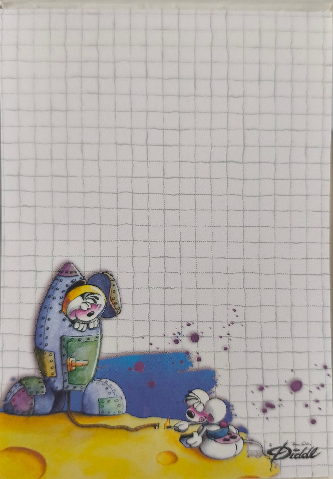 Diddl blaadje (A6 wit 52), Verzenden, Papier, Kaart of Schrift
