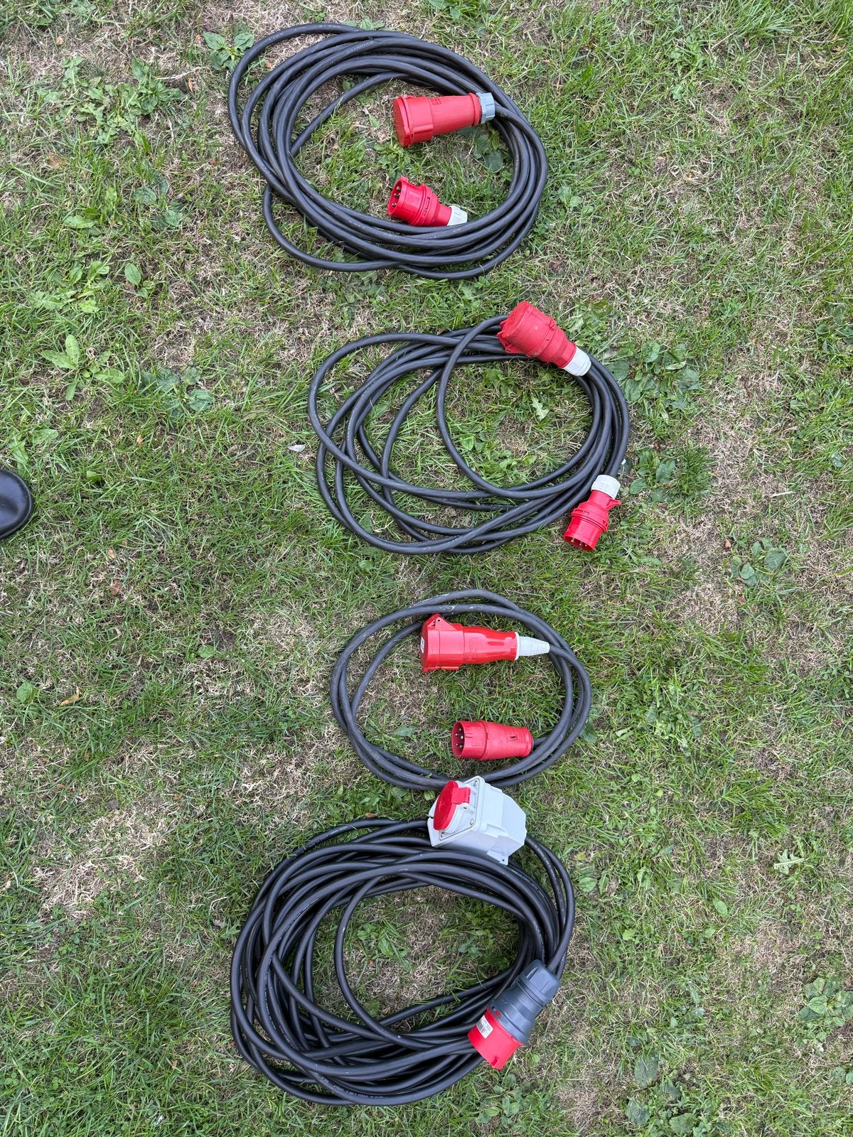 Verlengkabel CEE 32A en 16A, Ophalen of Verzenden, Gebruikt, Overige merken, Kabel of Snoer