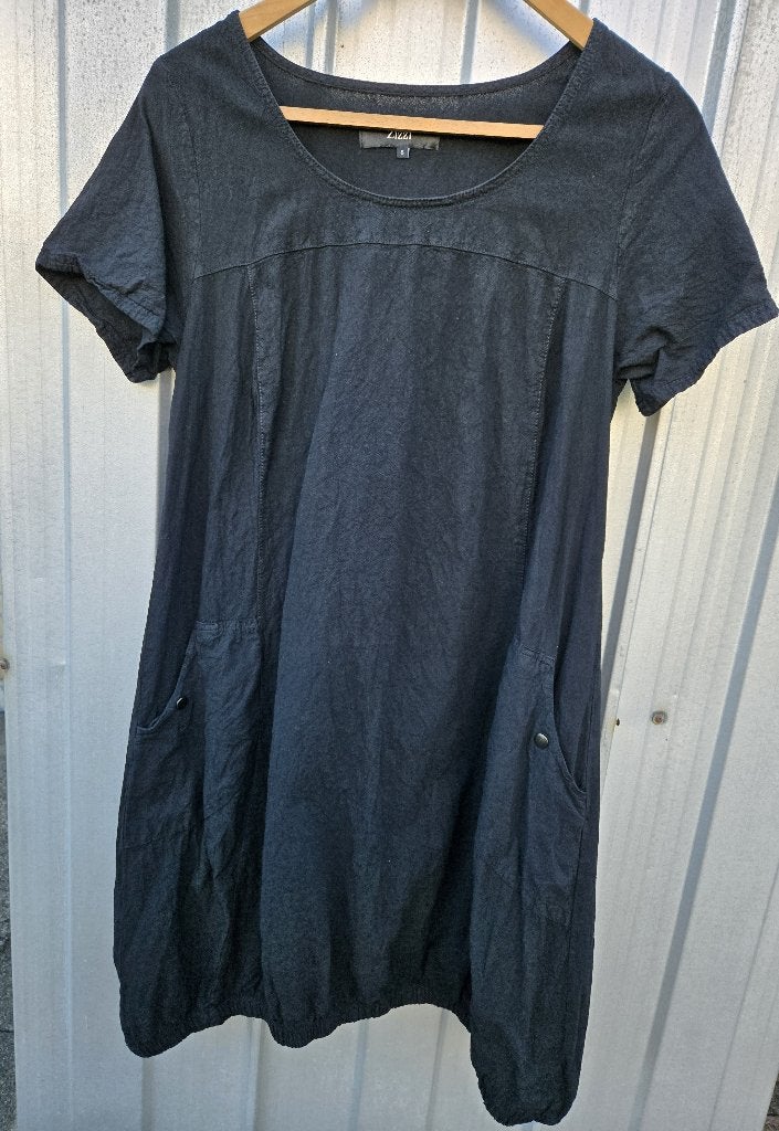 Zizzi zwarte jurk, maat 42/44, Zizzi, Verzenden, Zwart, Maat 42/44 (L)