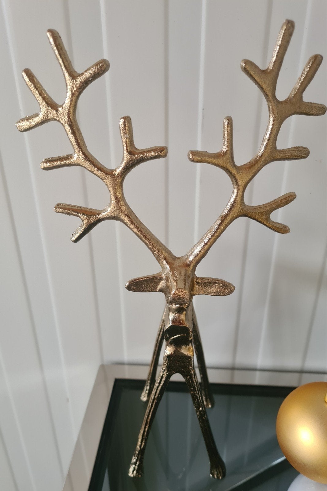 light en living 34cm rendier goudkleurig, Ophalen