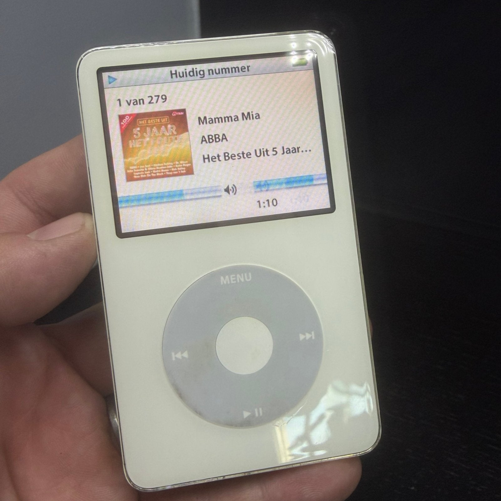 Apple iPod Video 5e generatie 30GB (2005) + Hoes & Kabel, Audio, Tv en Foto, Classic, Ophalen of Verzenden, 20 tot 40 GB, S
