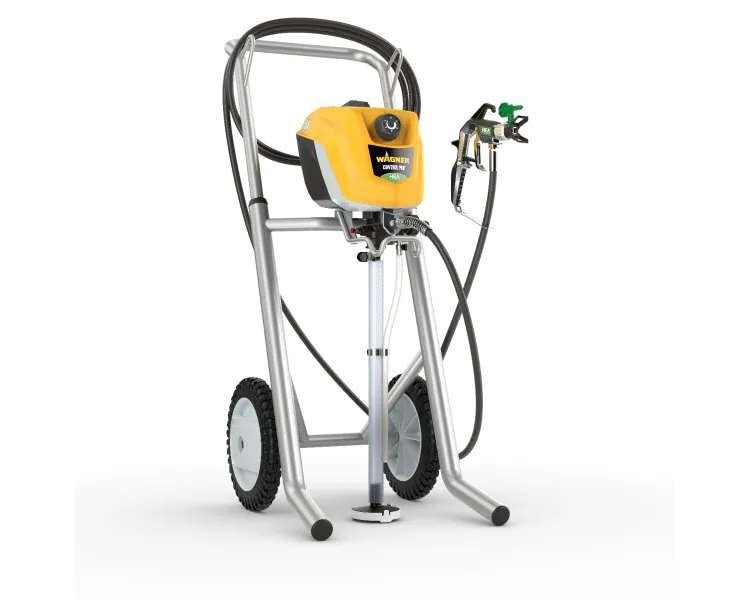 Te huur, Wagner 350 Pro Control M Airless verfspuit, Ophalen, Zo goed als nieuw, Verfspuit of Verfpomp