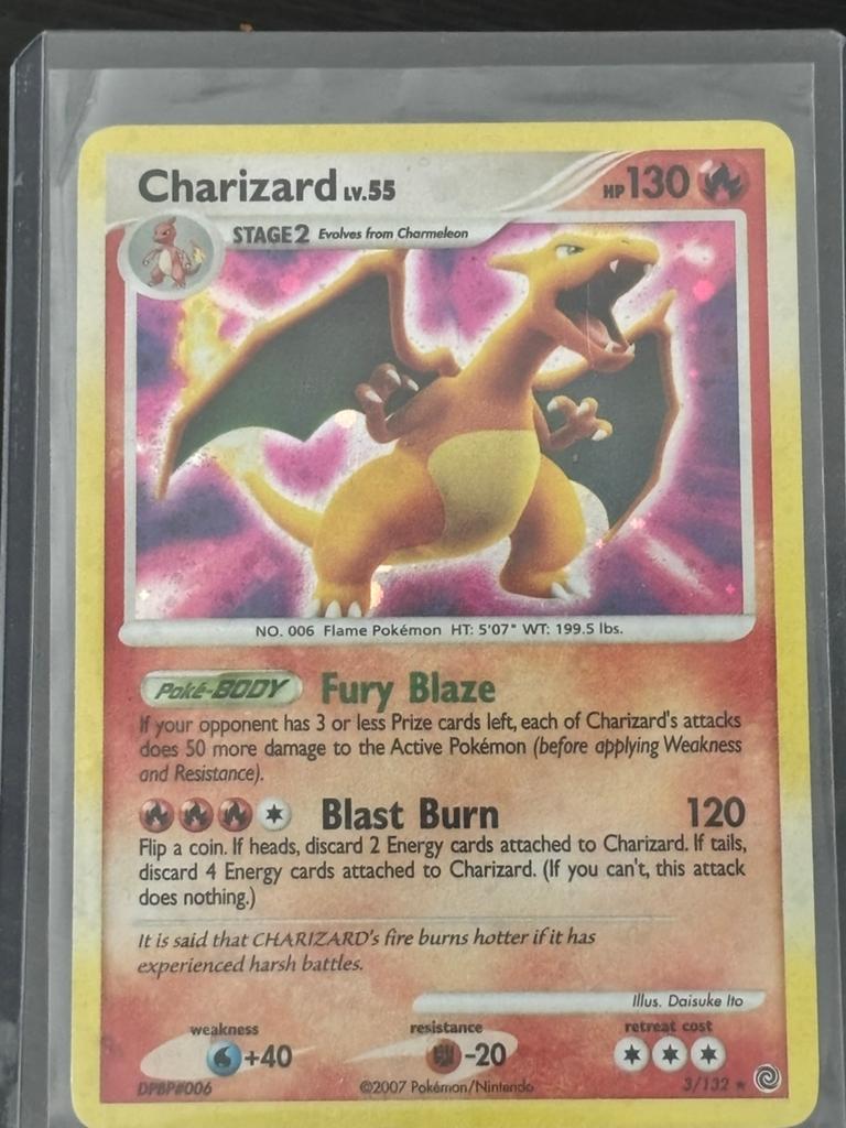 Charizard Lv.55 Pokémon Kaart - DPBP#006, Hobby en Vrije tijd, Verzamelkaartspellen | Pokémon, Ophalen of Verzenden, Zo goed als nieuw