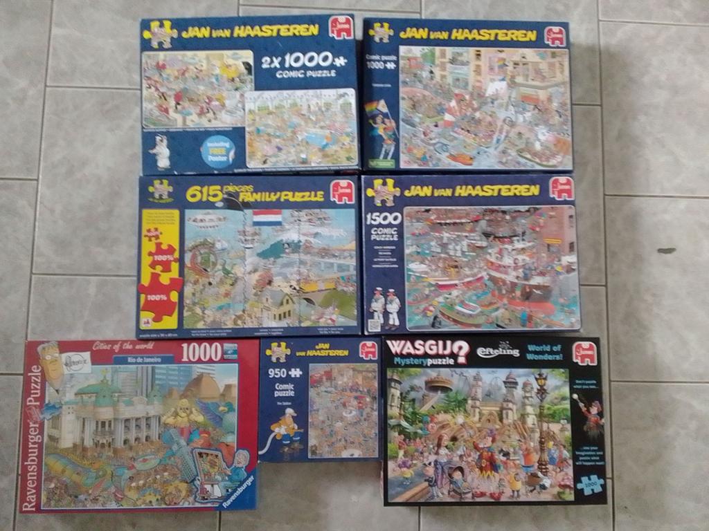 Puzzels, Hobby en Vrije tijd, Denksport en Puzzels, Zo goed als nieuw, 500 t/m 1500 stukjes, Ophalen