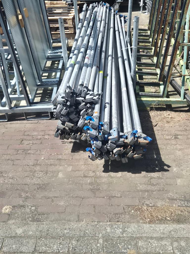 Layher schoren horizontaal en dioganaal, Doe-het-zelf en Verbouw, Steigers, Ophalen, Overige typen, 5 meter of hoger