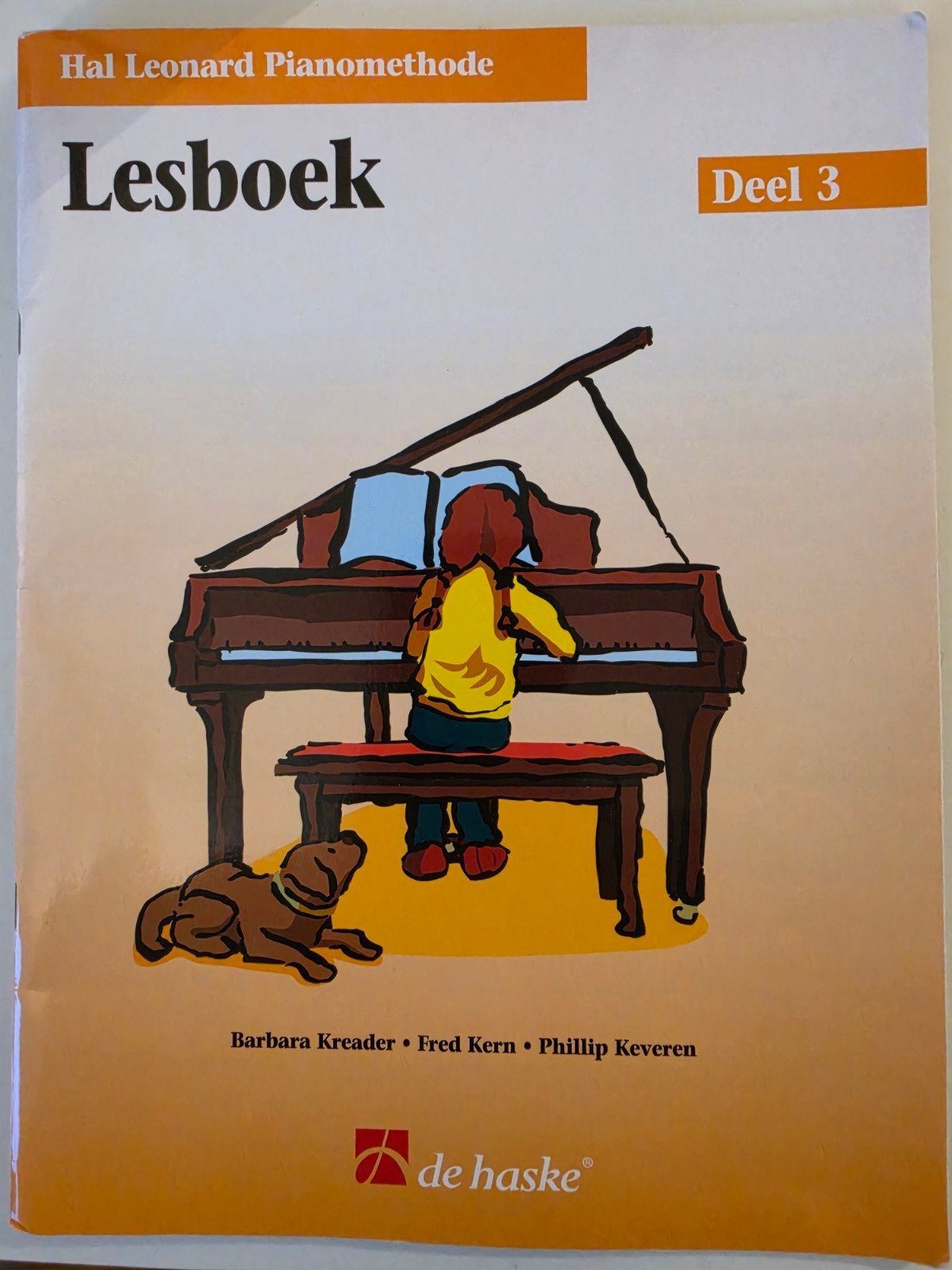 Hal Leonard Pianomethode Lesboek Deel 3, Ophalen of Verzenden, Instrument