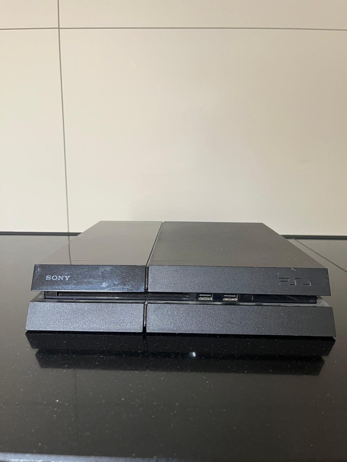 PlayStation 4 met racestuur, pedalen en Playseat, Ophalen, Zonder controller, Original, Gebruikt