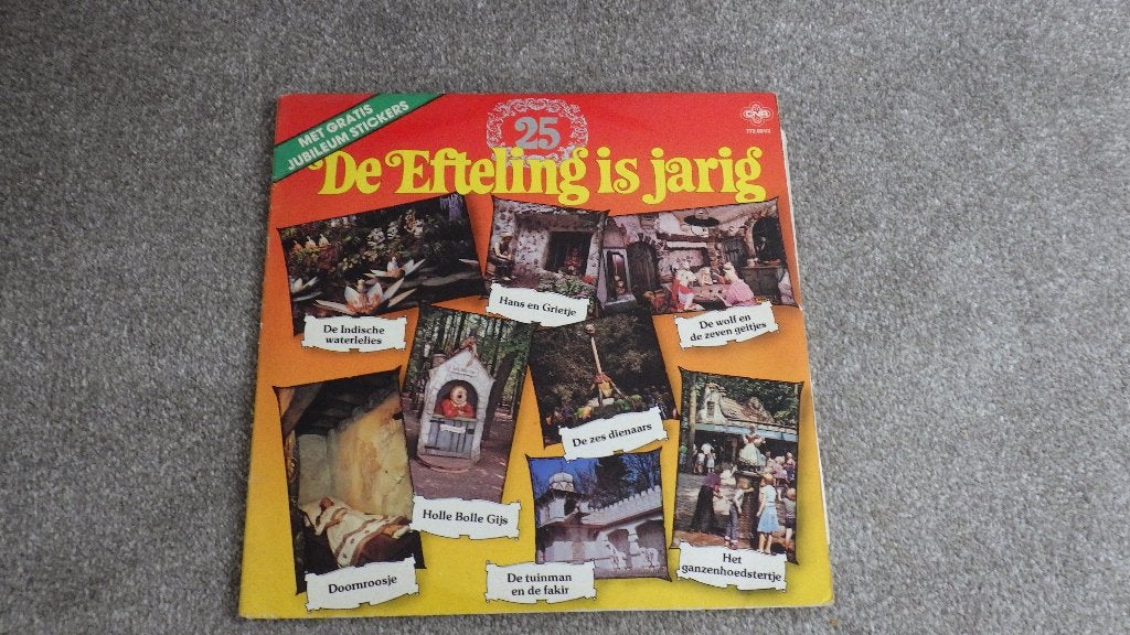 LP De Efteling is jarig (25 jarig bestaan), Ophalen of Verzenden, Overige typen