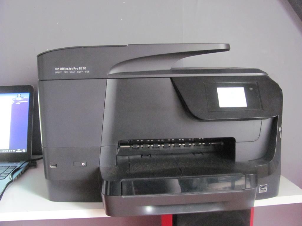 HP officejet pro 8710 voor printen,fax,scan,copy web,, Ophalen, Inkjetprinter, Draadloos, Zo goed als nieuw