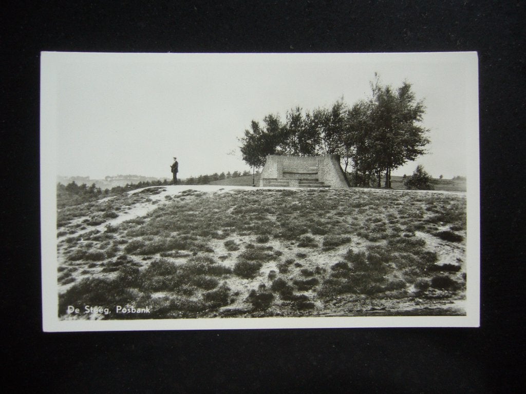 DE STEEG  =  POSBANK MET MAN, Ophalen of Verzenden, 1940 tot 1960, Ongelopen, Gelderland