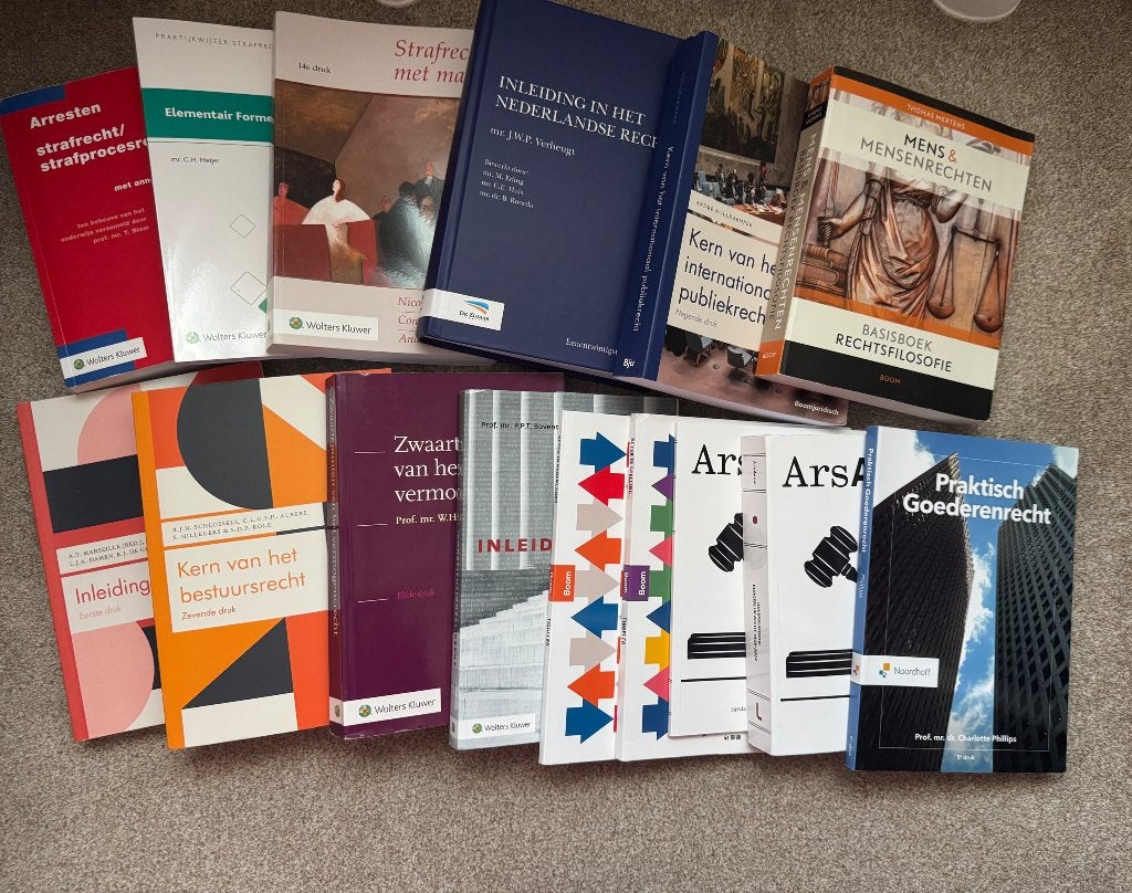 Rechtsgeleerdheid leerjaar 1 Radboud, Boeken, Overige vakken, Diverse auteurs, Ophalen of Verzenden, Zo goed als nieuw