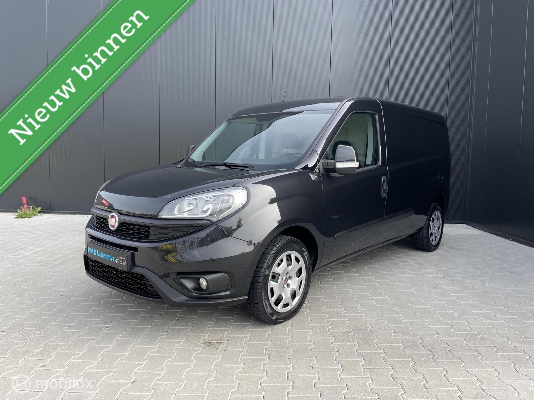 Fiat Doblo Bestel 1.4 L2 Maxi / MARGE / NAVI / CRUISE, Auto's, Gebruikt, Zwart, 1245 kg, Bedrijf