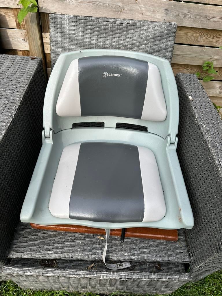 Talamex inklapbare bootstoel, Watersport en Boten, Ophalen of Verzenden, Zo goed als nieuw, Zeilboot of Motorboot