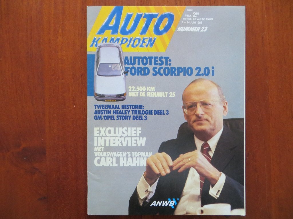 Autokampioen 23 1985 Ford Scorpio, Austin Healey, Renault 25, Ophalen of Verzenden, Nieuw, Ford