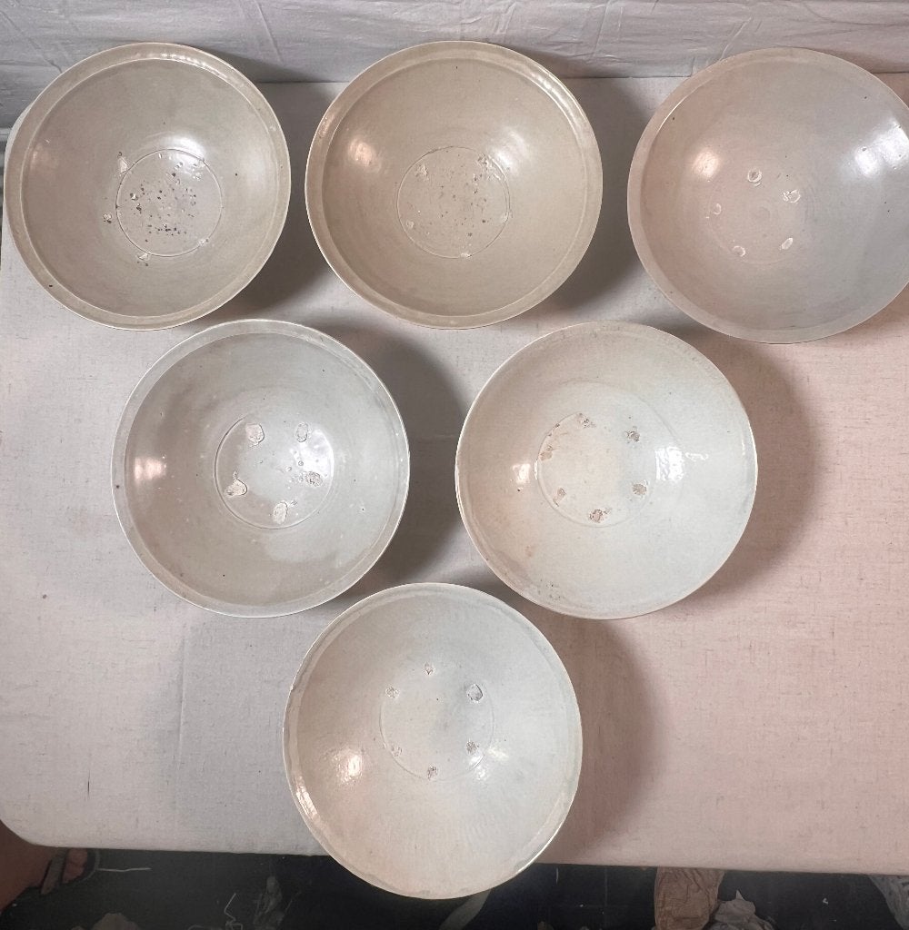 Chinees Song Celadon schalen (6 stuks), Antiek en Kunst, Antiek | Porselein, Ophalen