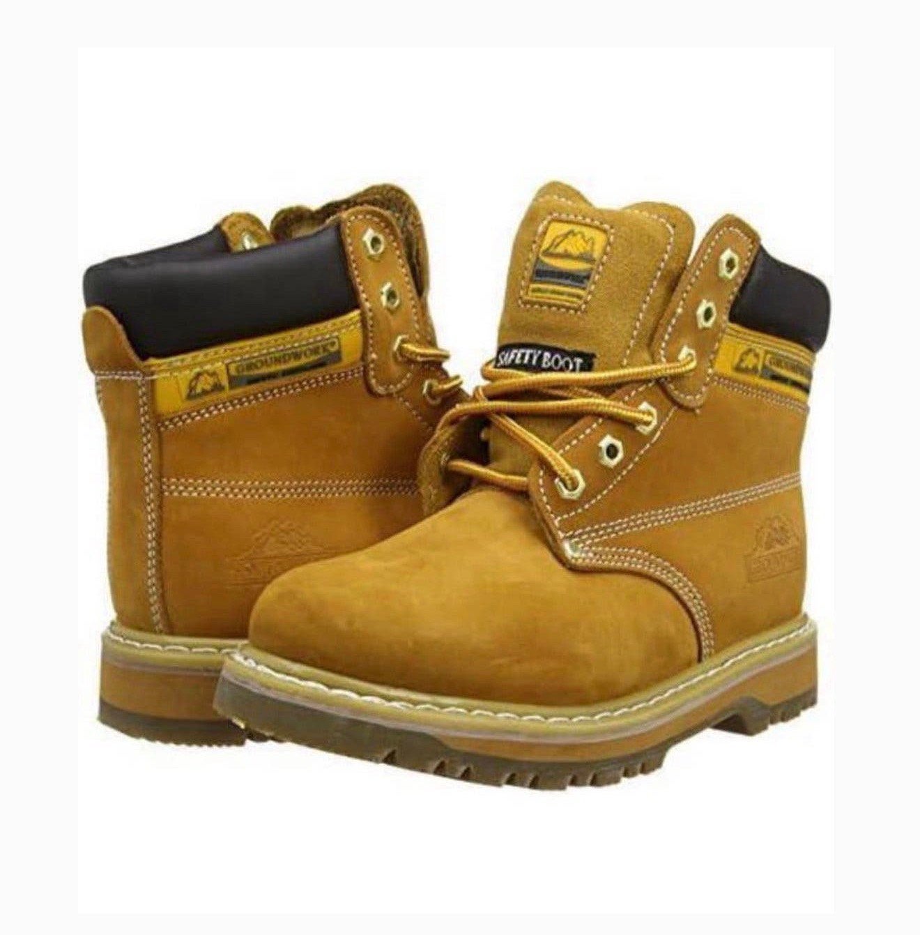 Groundwork SK21 honey veiligheidsschoenen stalen neus 39 NEW, P, P, P, Nieuw