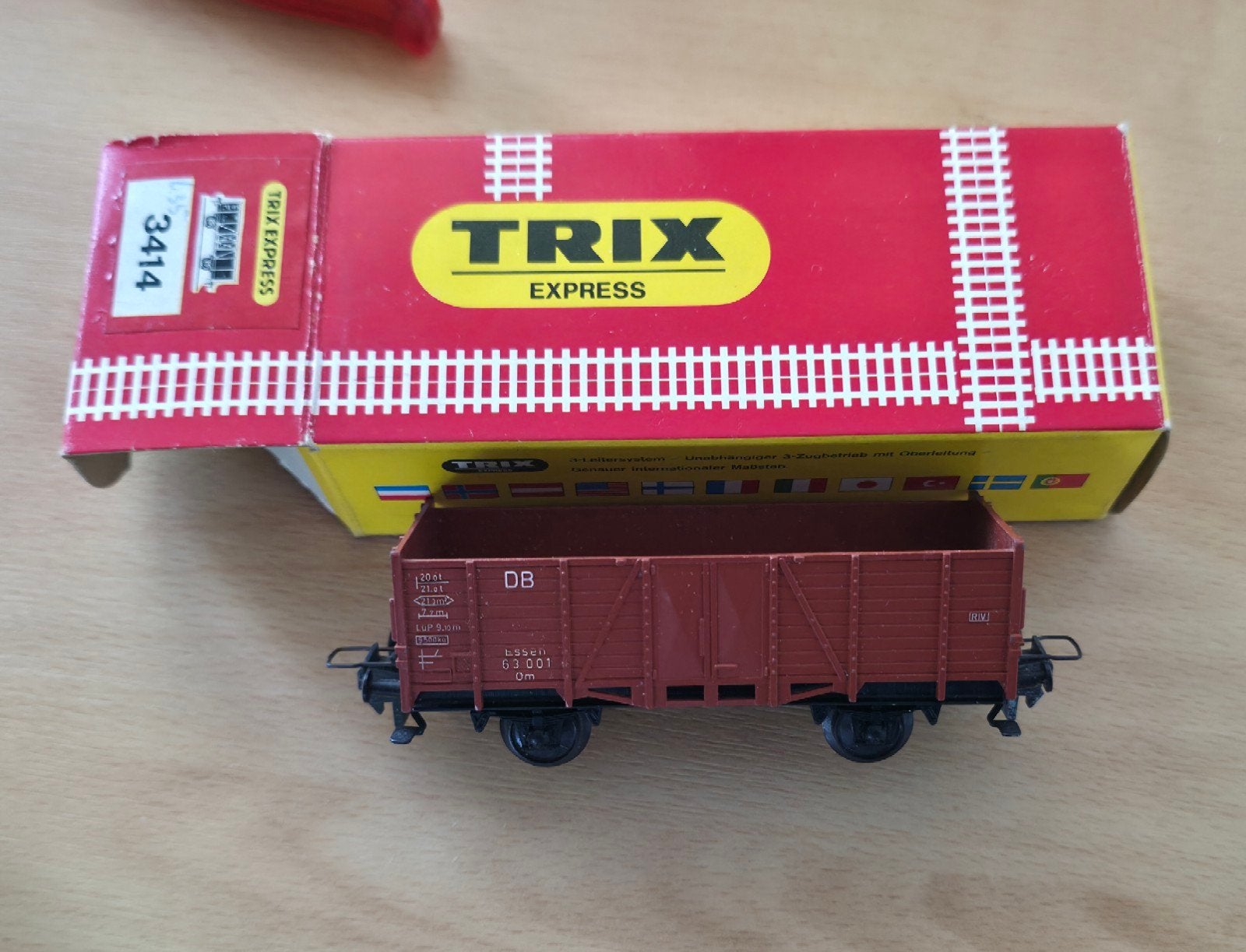 Trix kolenwagen DB, Gelijkstroom, Trix, Ophalen of Verzenden, Analoog