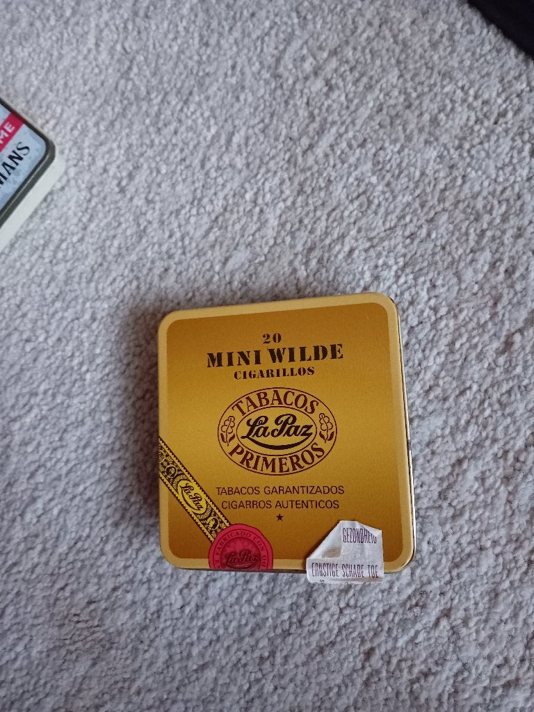 Blikken Ritmeester blikje oud blikje, Ophalen of Verzenden, Gebruikt, Overige