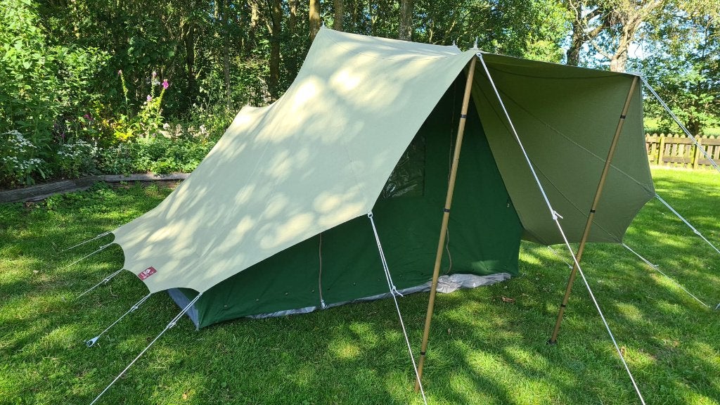 De Waard Kemphaan + zijscherm + opbergschort NIEUWSTAAT, Caravans en Kamperen, Ophalen, Zo goed als nieuw, Tot en met 3