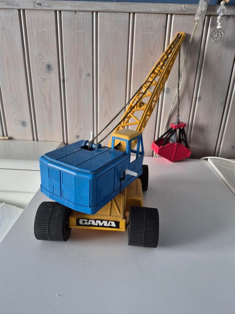 Vintage GAMA DEMAG Kraanwagen Speelgoed, Ophalen of Verzenden