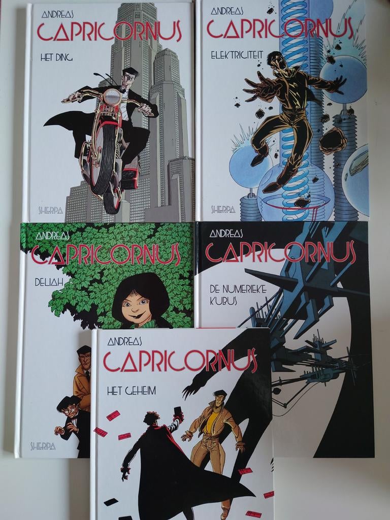 Capricornus 1 t/m 5 hc - Sherpa, Meerdere stripboeken, Ophalen of Verzenden, Zo goed als nieuw