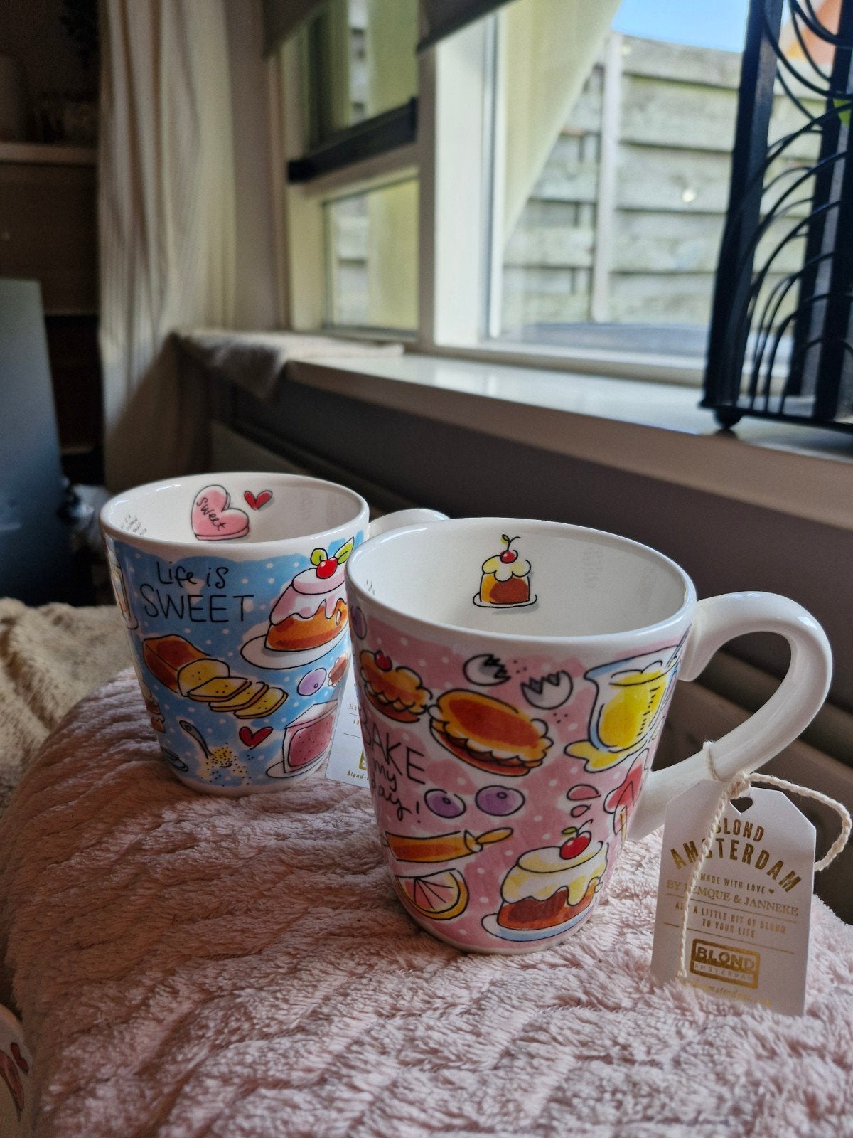 2 Blond Amsterdam Mokken te koop, Huis en Inrichting, Keuken | Servies, Ophalen, Blond Amsterdam, Nieuw, Kop(pen) en/of Schotel(s)
