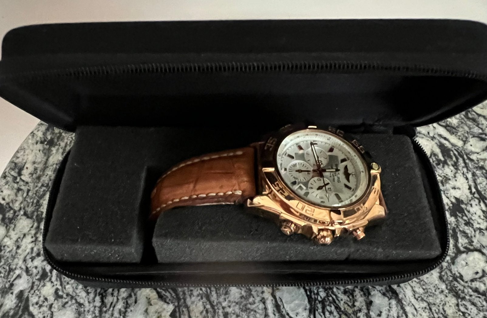 Originele Breitling Reisetui’s / Horlogeboxen – Zwart, Ophalen, Zo goed als nieuw, Breitling
