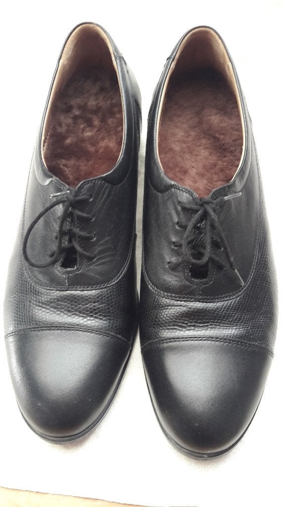 leren schoenen maat 39,5 Durea, Kleding | Dames, Schoenen, Ophalen of Verzenden, Zo goed als nieuw, Zwart