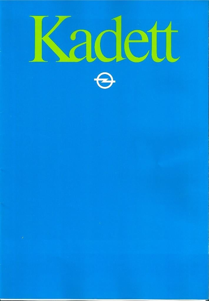 Folder Opel Kadett 1981, Ophalen of Verzenden, Gelezen, Opel