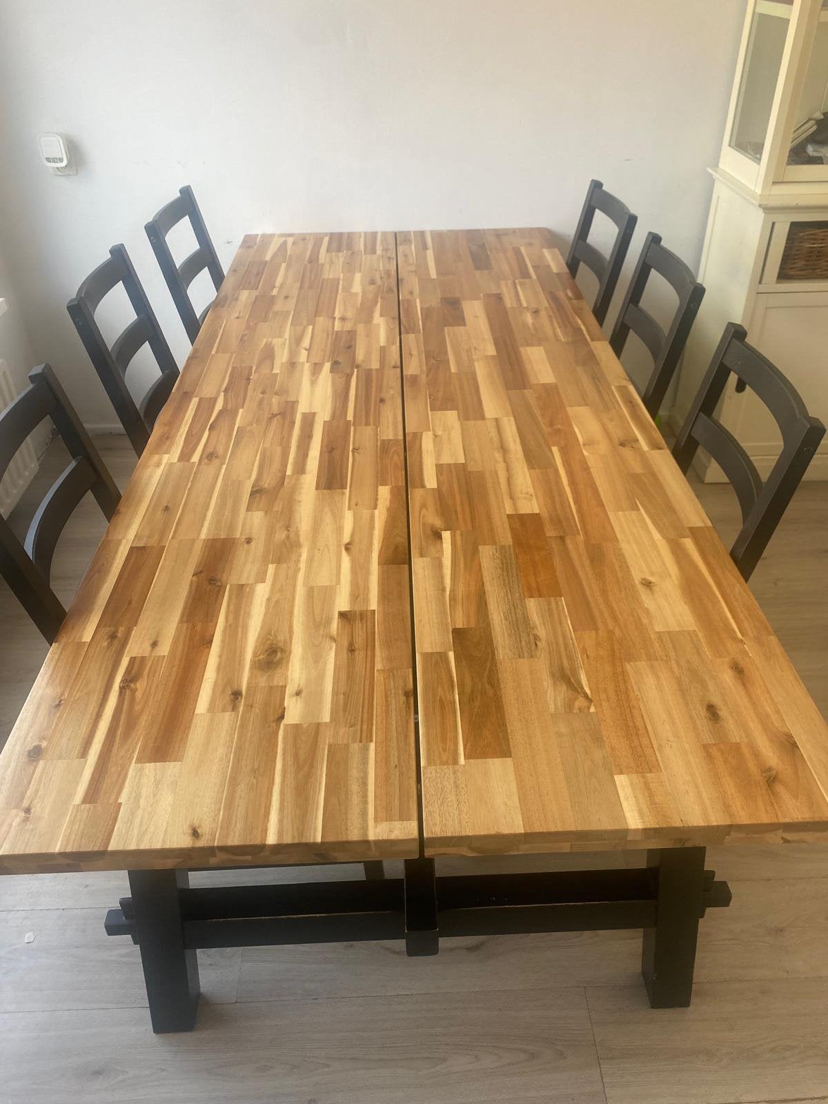 Eettafel, Ophalen, 100 tot 150 cm, 200 cm of meer, Zo goed als nieuw