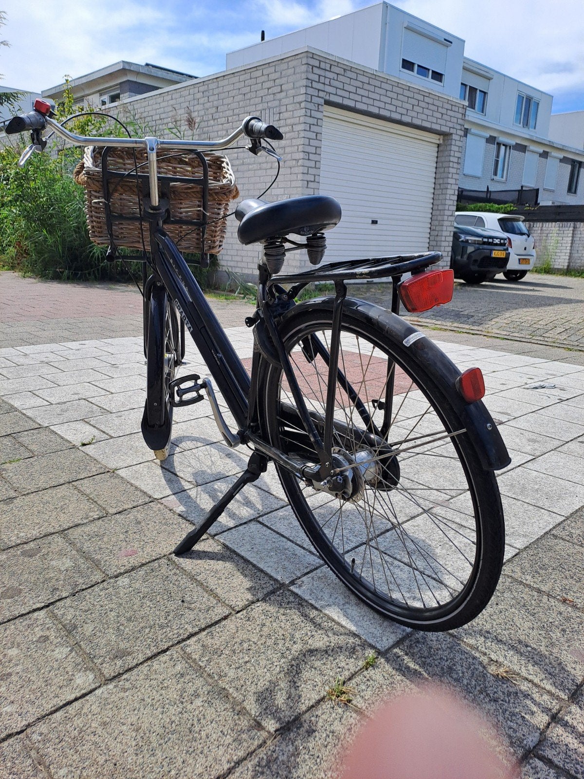 Sparta Pick-up fiets met mand - 28 inch velgen, Ophalen, Sparta, Gebruikt, Velgrem