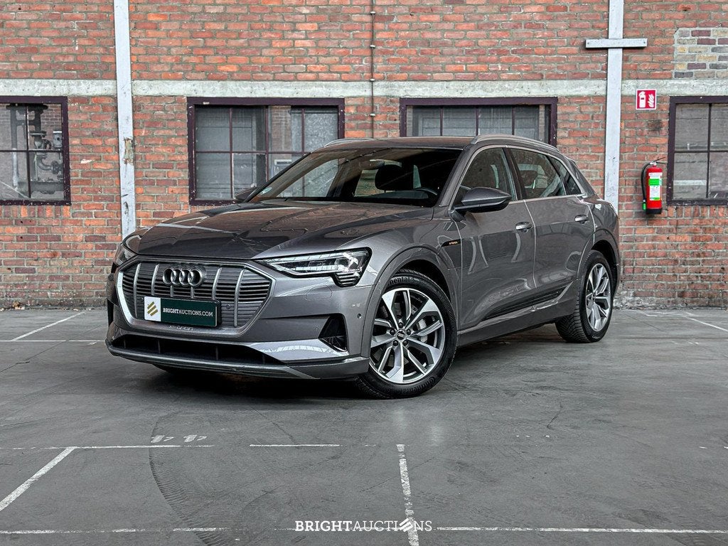Audi E-tron 55 Quattro Advanced edition 95 kWh (bj 2021), Auto's, Audi, Automaat, 0 cilinders, Gebruikt, Overige kleuren