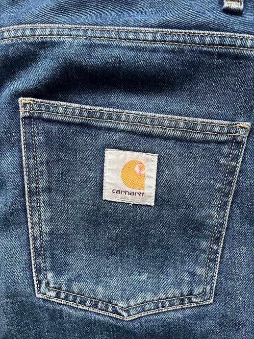 Carhartt spijkerbroek maat 31, Ophalen of Verzenden, Zo goed als nieuw, Blauw, W32 (confectie 46) of kleiner