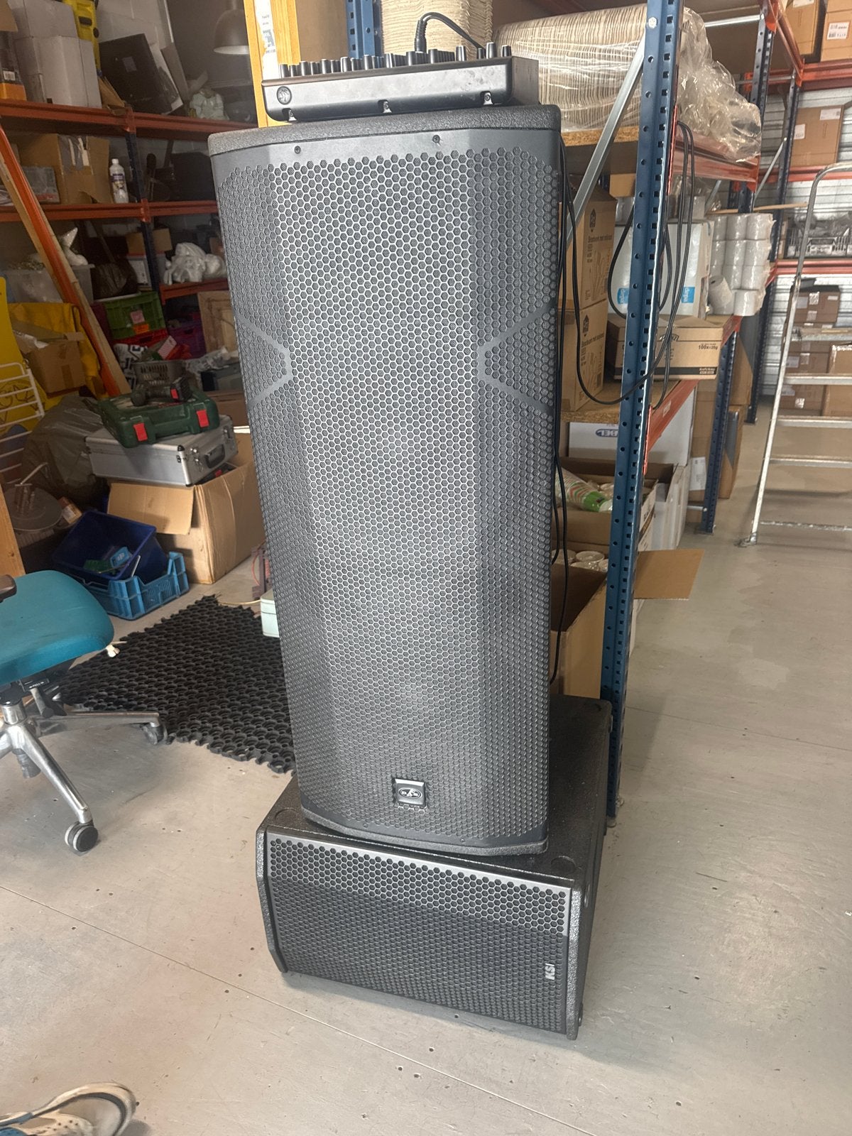 Complete geluidsset: 2 kleine en 2 grote boxen, Audio, Tv en Foto, Ophalen of Verzenden, Gebruikt, Speakerset, Overige merken