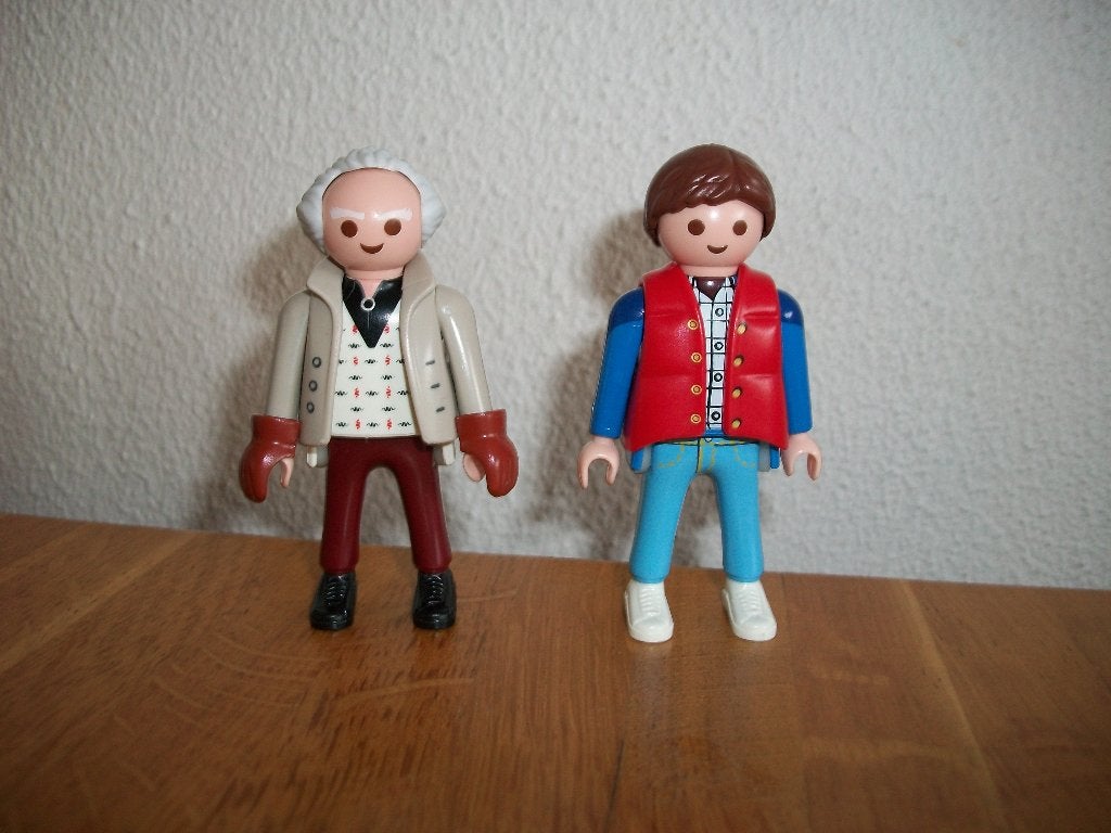 Back to the future, Marty McFly en Dr. Emmet Brown set 70459, Kinderen en Baby's, Ophalen of Verzenden, Nieuw, Complete set, Figuren