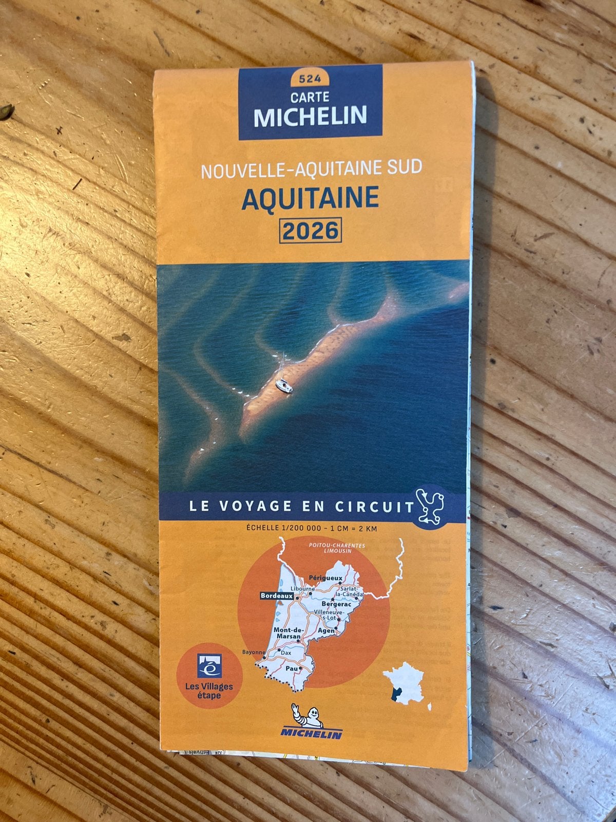 Michelin Kaart Nouvelle-Aquitaine Sud Aquitaine 2026, Michelin, Nieuw, Ophalen of Verzenden, Europa