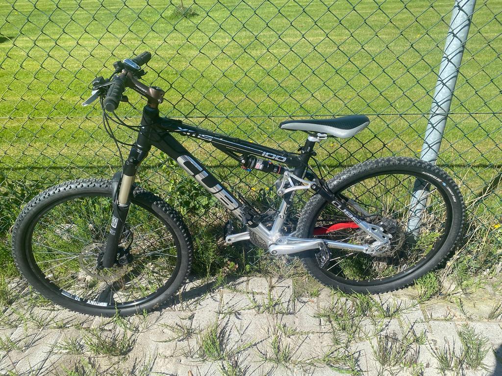 Zo goed als nieuwe Cube mountainbike met Fox helm, Fully, Ophalen of Verzenden, Zo goed als nieuw, Overige merken