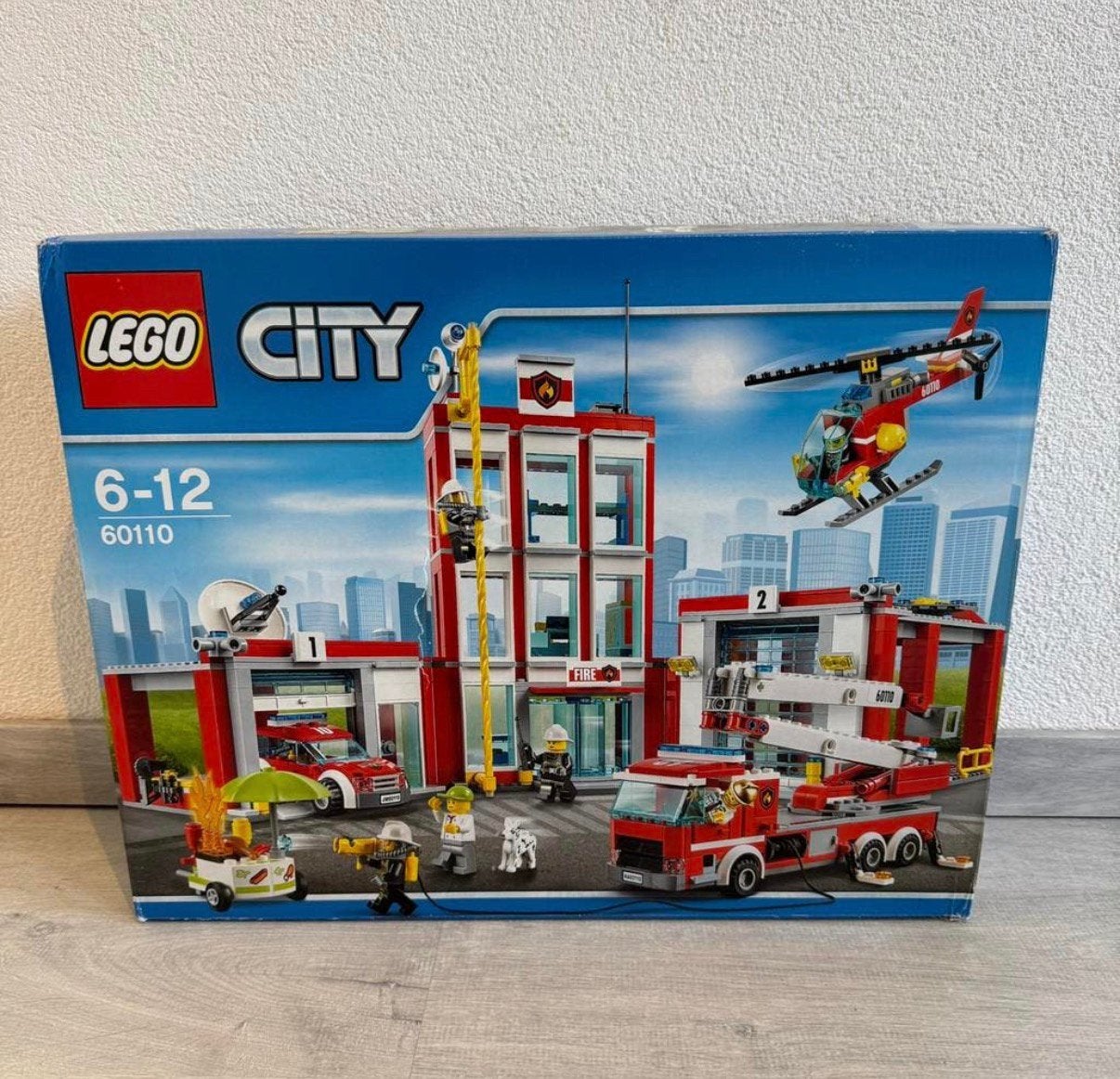 LEGO City Brandweerkazerne 60110 – 99% compleet met doos, Kinderen en Baby's, Speelgoed | Duplo en Lego, Lego, Ophalen of Verzenden