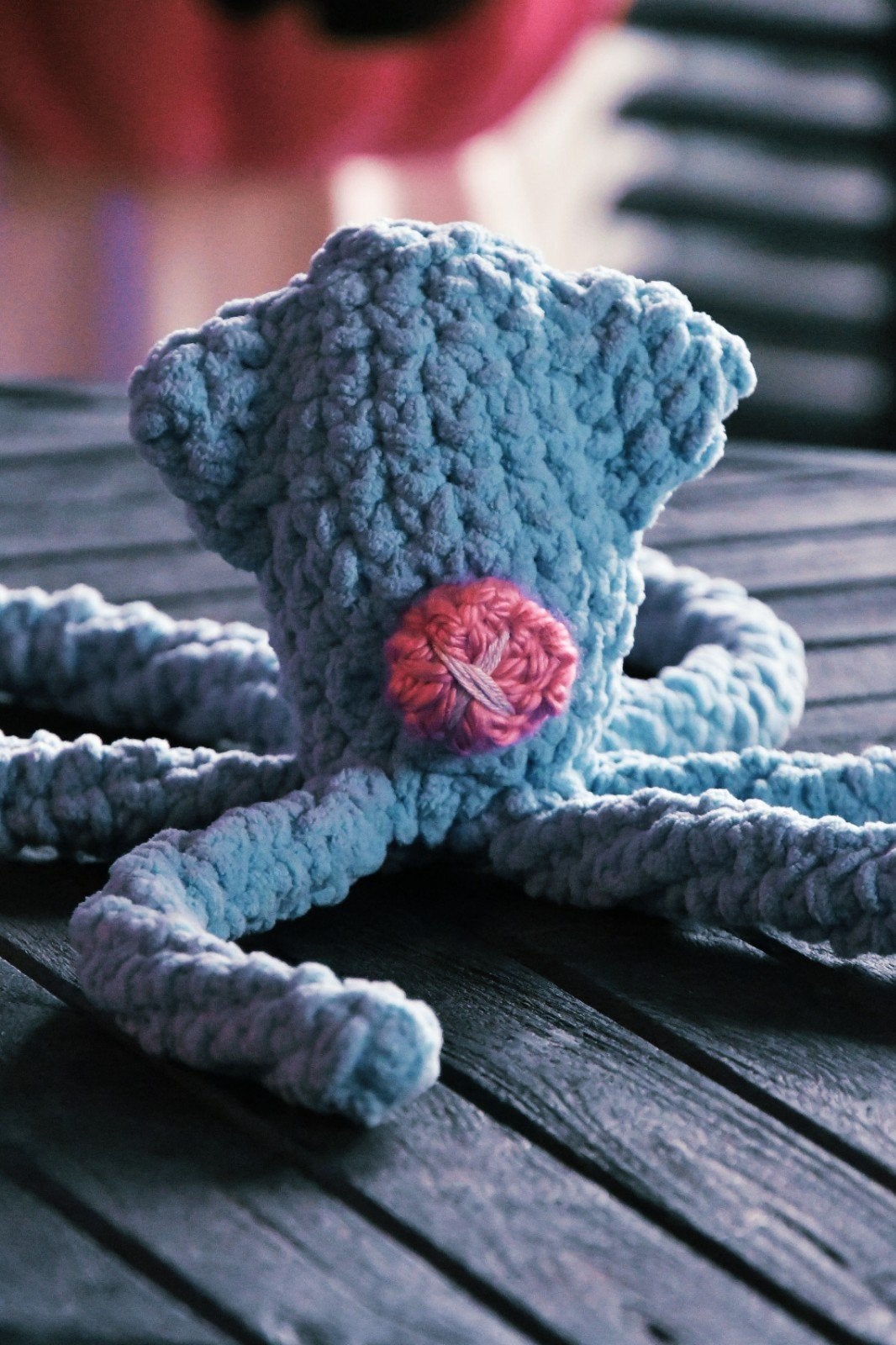 Coraline Octopus Knuffel - Zelfgehaakt, Ophalen of Verzenden, Nieuw, Breien of Haken, Wol of Garen