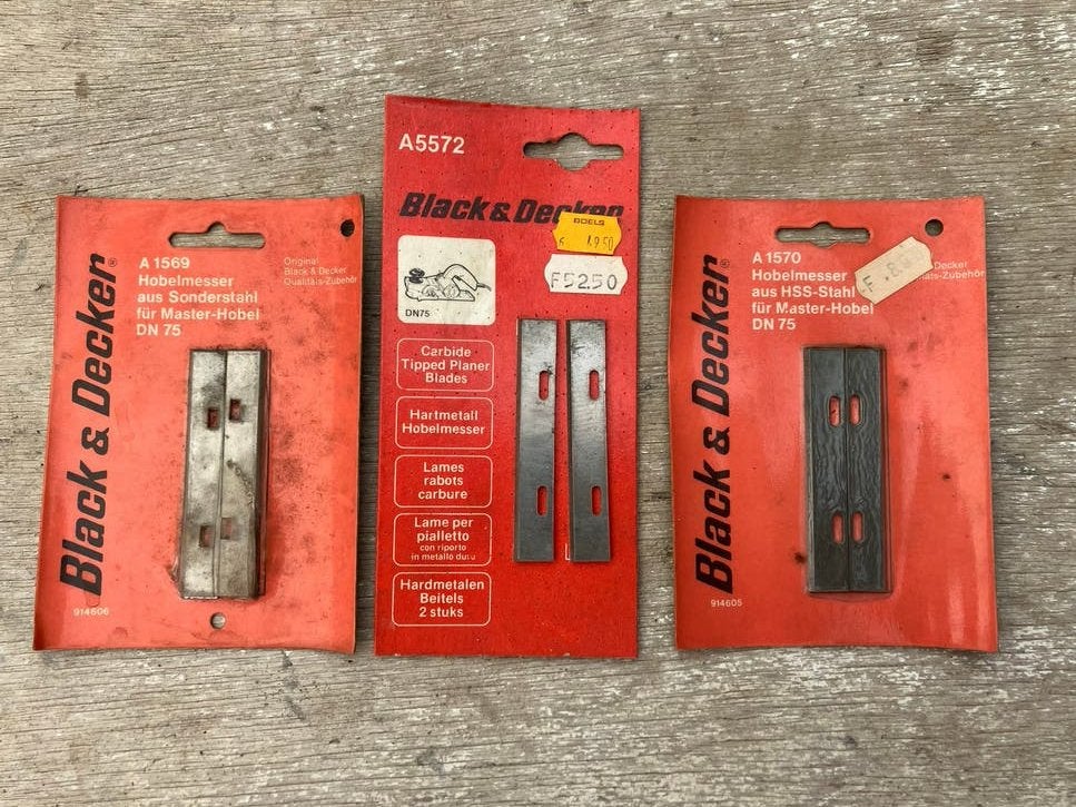 Black & Decker Schaafmessen Set - Nieuw in Verpakking, Ophalen of Verzenden, Nieuw, Beitel