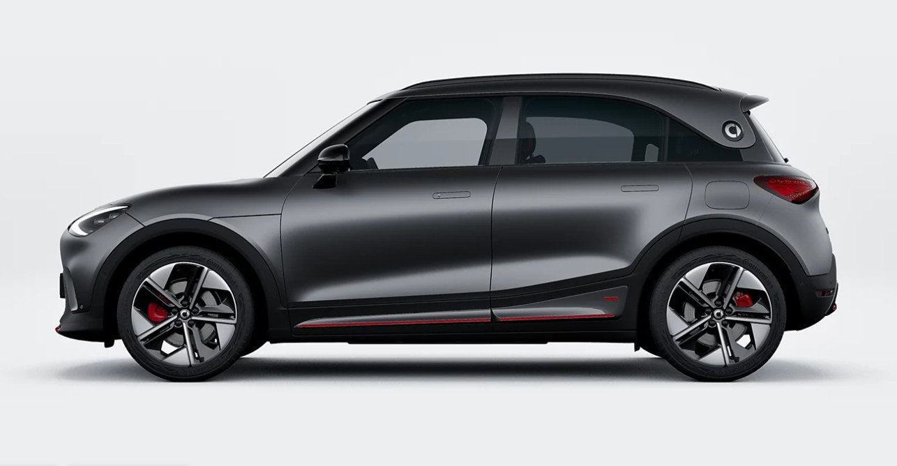 smart #1 BRABUS 66 kWh | VAKANTIE DEALS! | Van € 48.400,-, Automaat, Alcantara, SUV of Terreinwagen, Zilver of Grijs