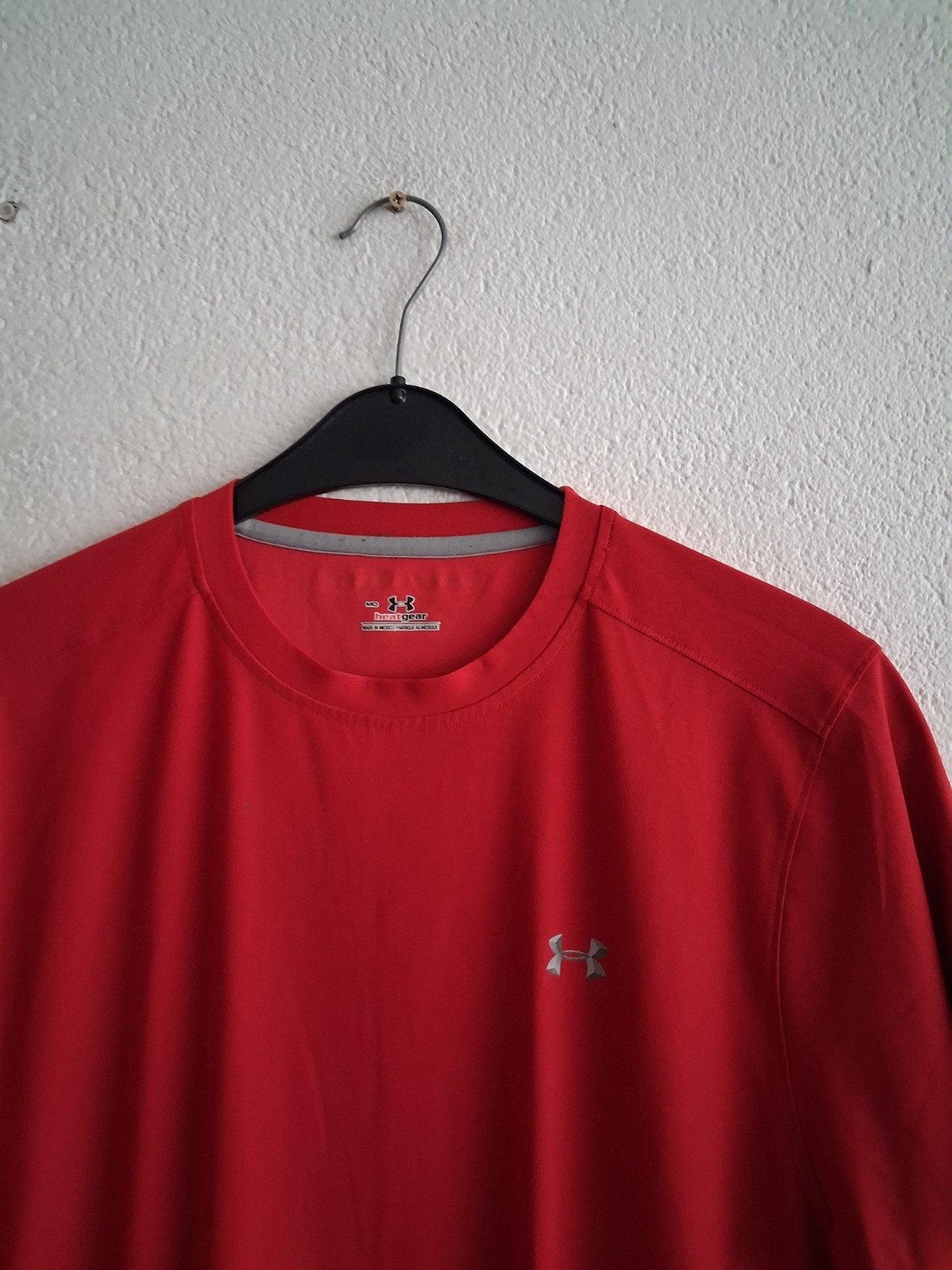 Under Armour Heatgear T-shirt rood maat M, Kleding | Heren, Maat 48/50 (M), Under Armour, Ophalen of Verzenden, Gedragen